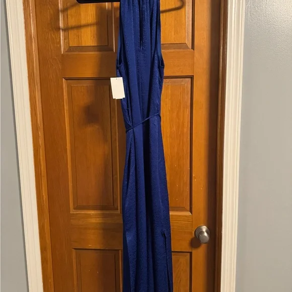 Ted Baker London Blue Halter Maxi Dress - Picture 2 of 6